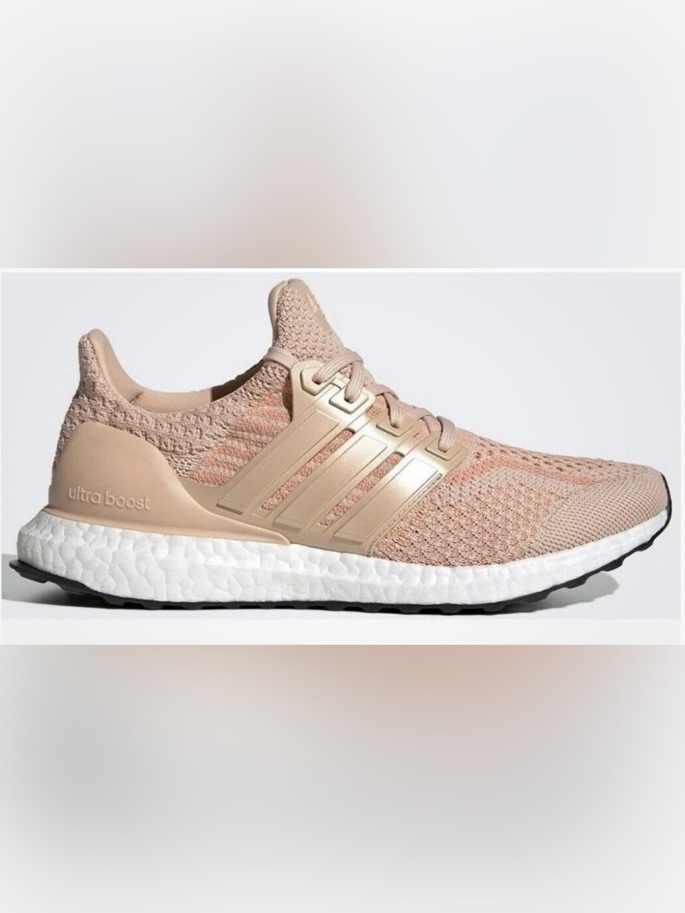 adidas Women’s Ultraboost Knit Sneaker - Blush Beige
